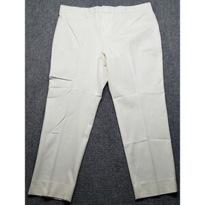 Crown & Ivy Dress Pants Womens 16 White Career Casual Stretch